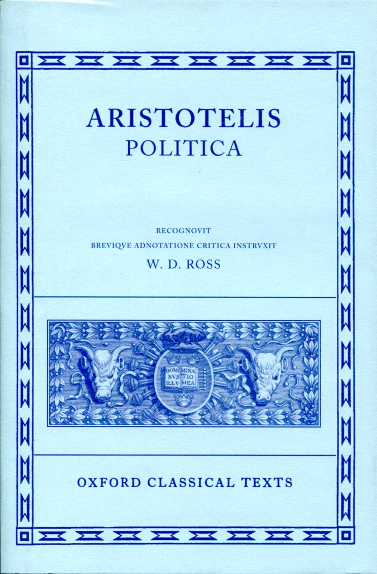 ARISTOTLE POLITICA