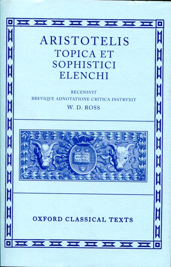 ARISTOTLE TOPICA ET SOPHISTICI ELENCHI