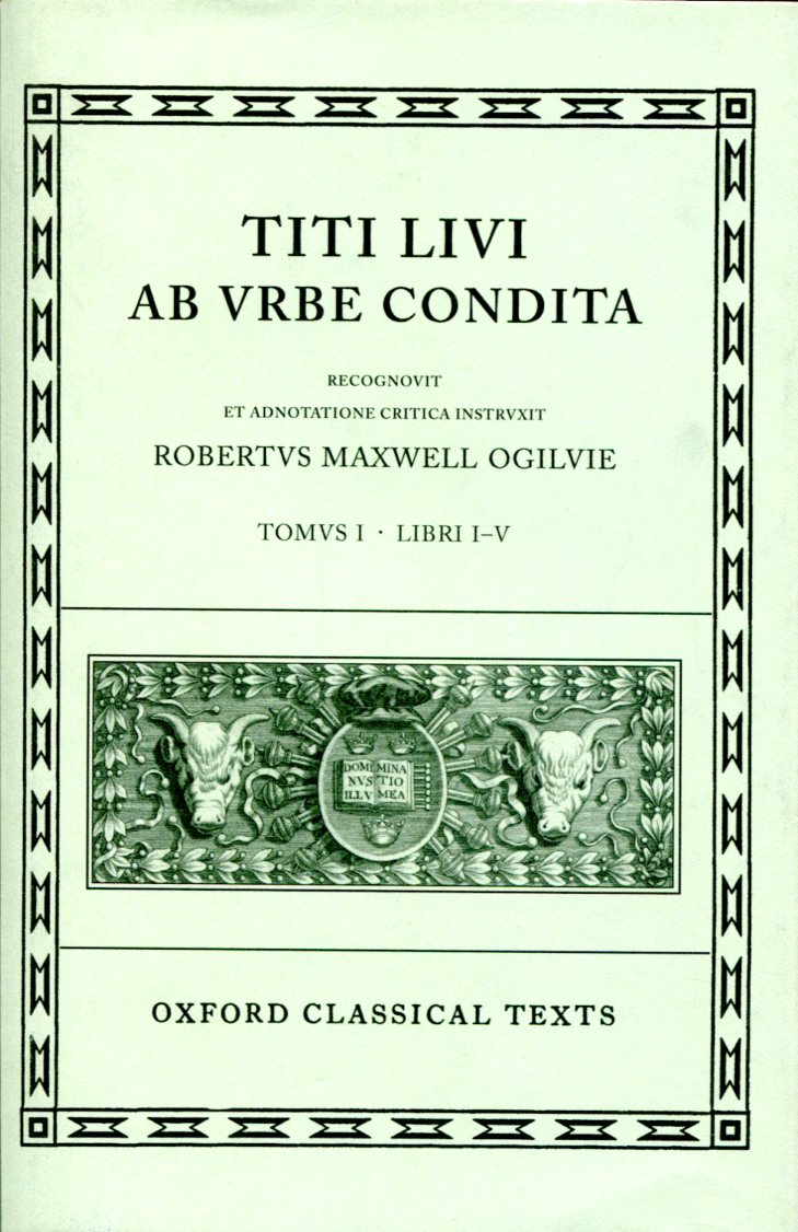 LIVY AB URBE CONDITA BOOKS I-V