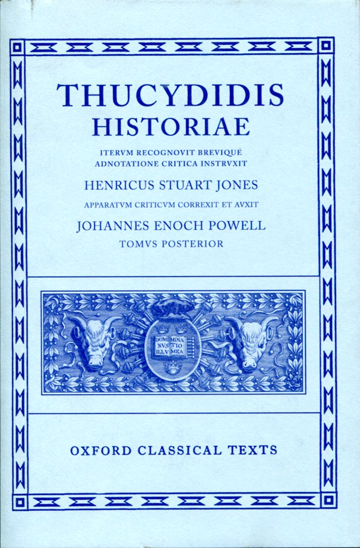 THUCYDIDES HISTORIAE VOL. II: BOOKS V-VIII