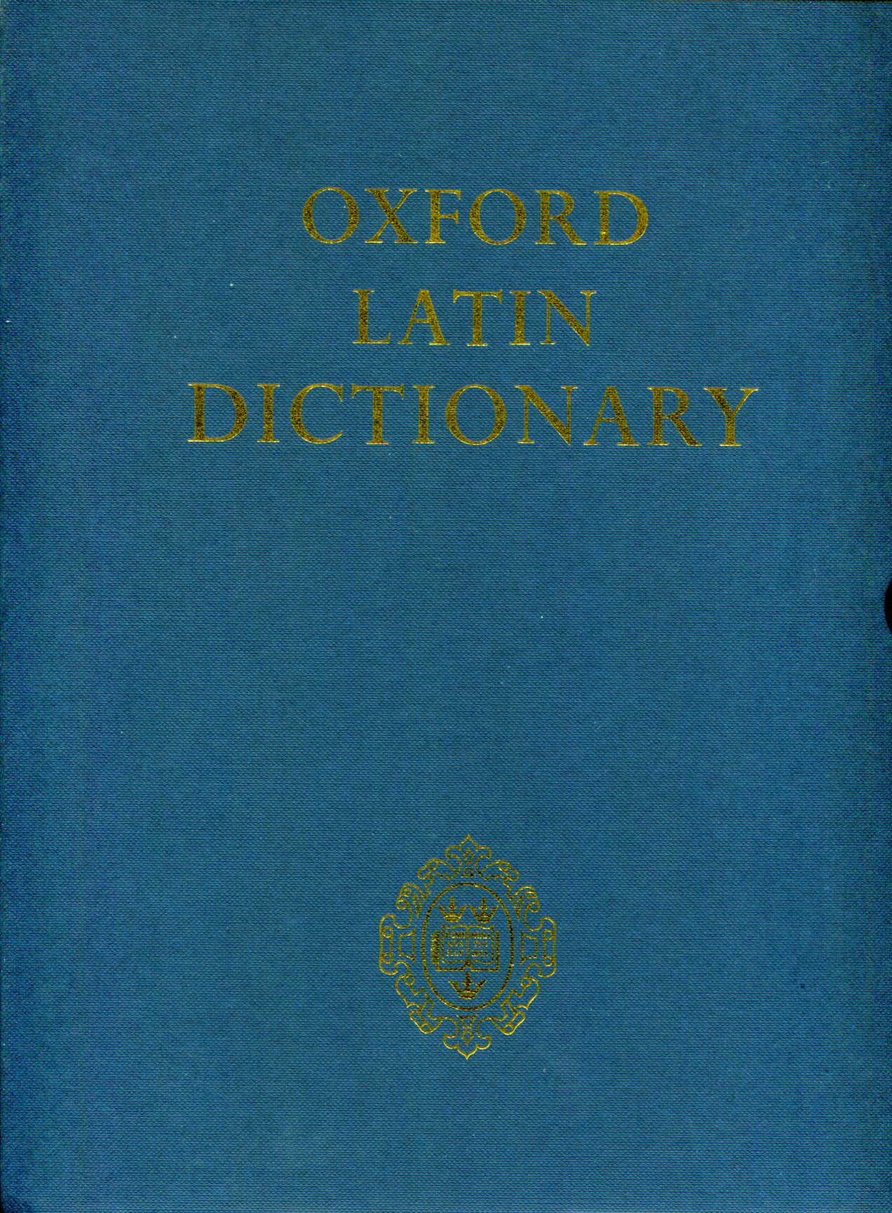 OXFORD LATIN DICTIONARY (2 VOLUMES)