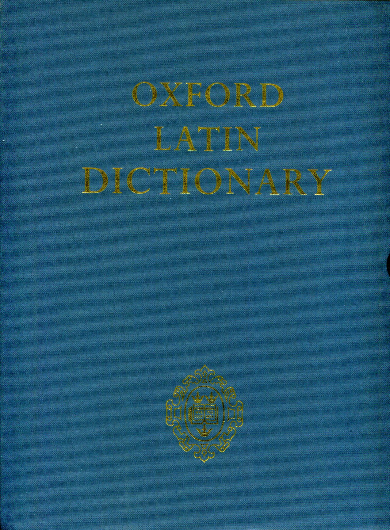 OXFORD LATIN DICTIONARY (2 VOLUMES)