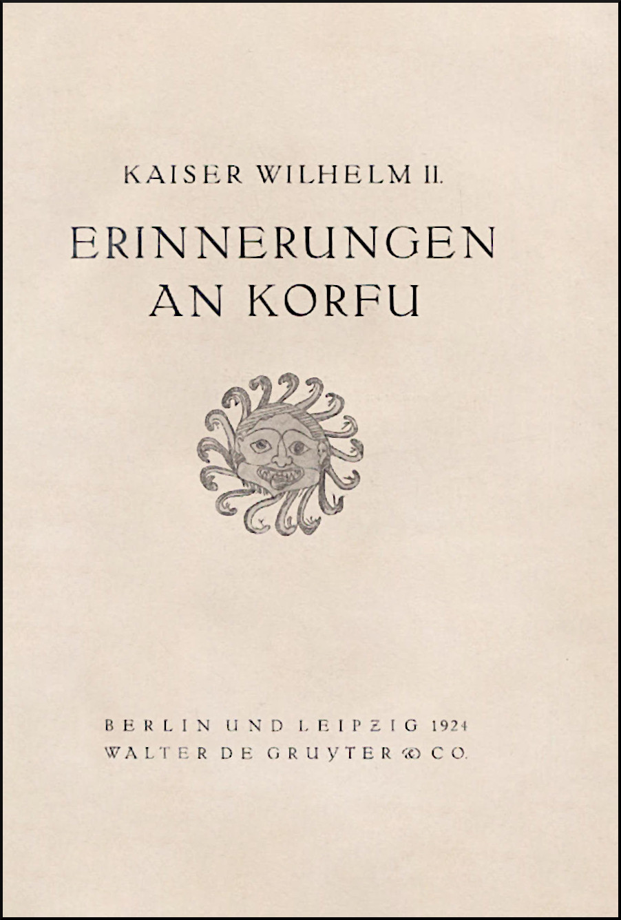 ERINNERUNGEN AN KORFU