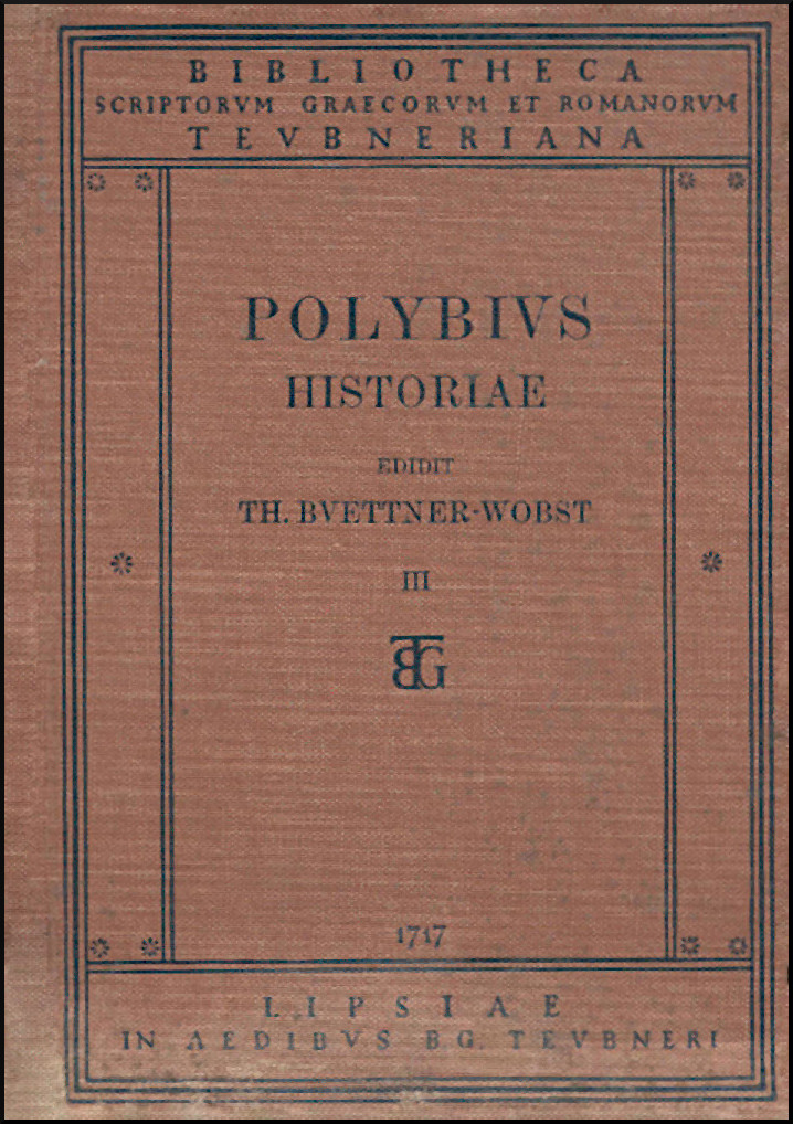 POLYBII HISTORIAE VOL. III
