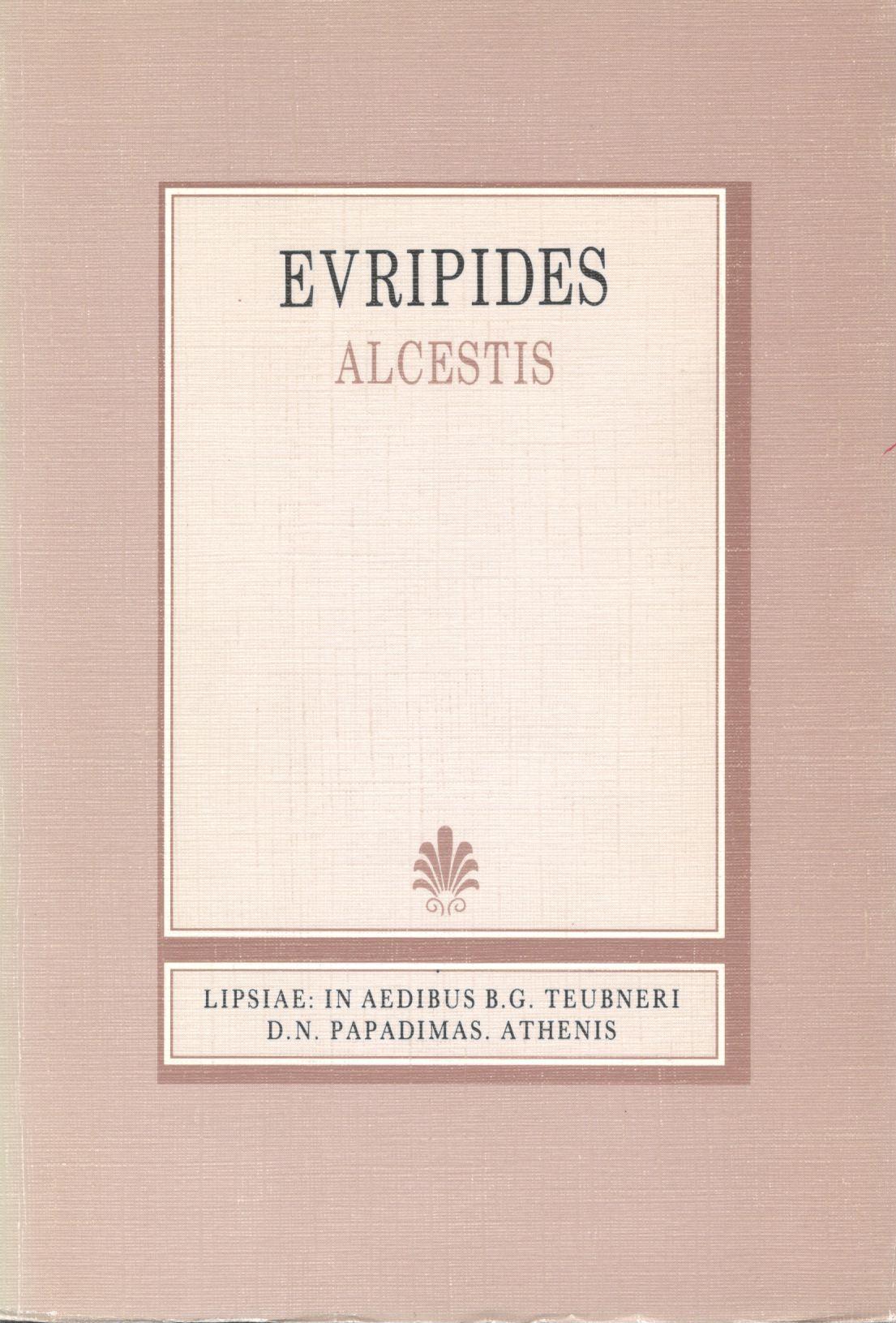 Evripidis, Alcestis [Ευριπίδου, 